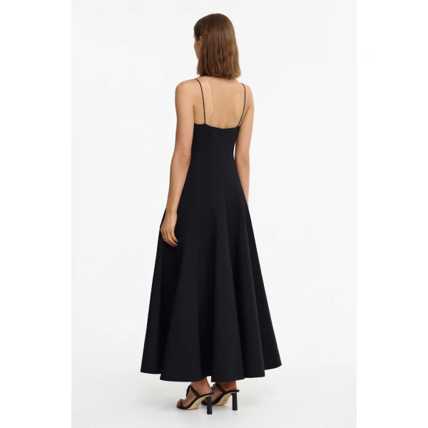 Acler Midnell Maxi Dress in Black, view 3