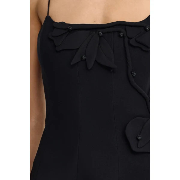 Acler Midnell Maxi Dress in Black, view 4