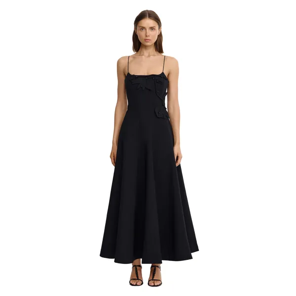 Acler Midnell Maxi Dress in Black