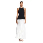 Acler Minhall Maxi Dress in Ivory & Black