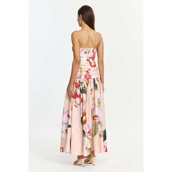Acler Nershall Maxi Dress in Cherry Medley, view 3