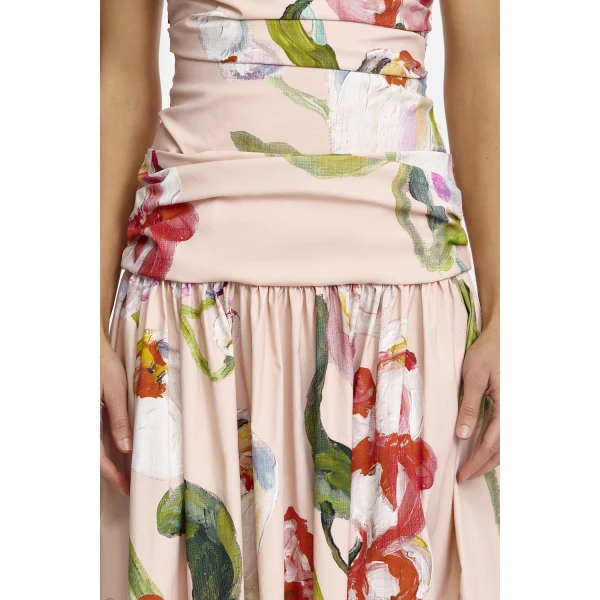 Acler Nershall Maxi Dress in Cherry Medley, view 4