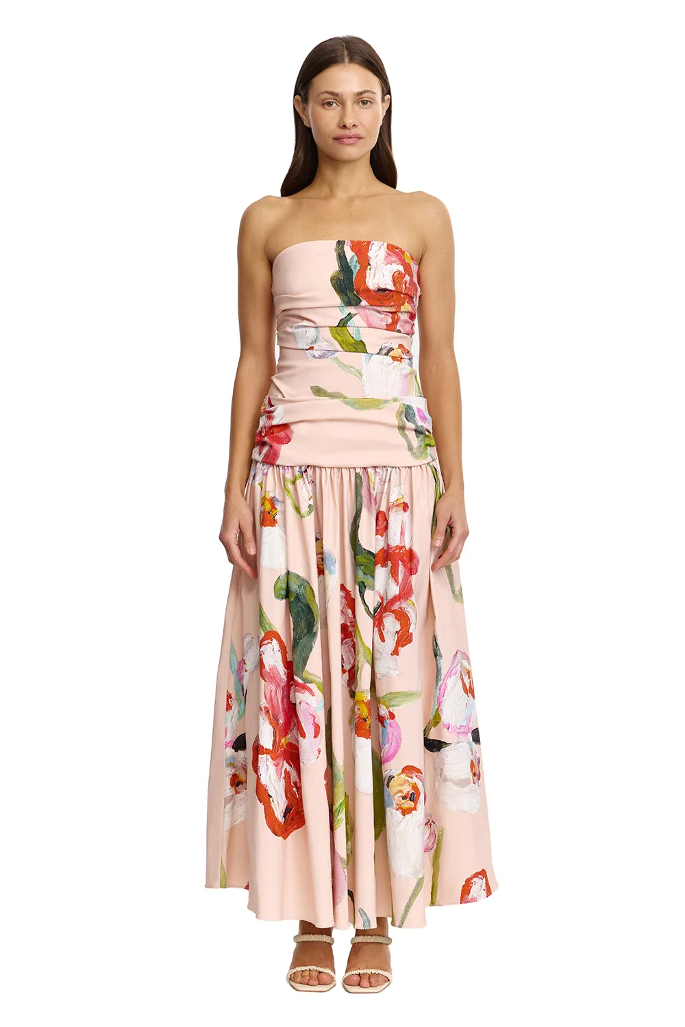Acler Nershall Maxi Dress in Cherry Medley, Multicolour Dresses