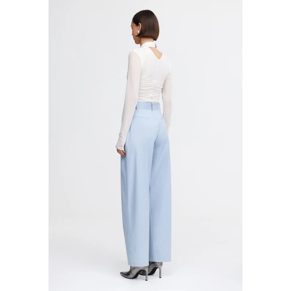 Acler Newbewick Pant in Baby Blue, view 3