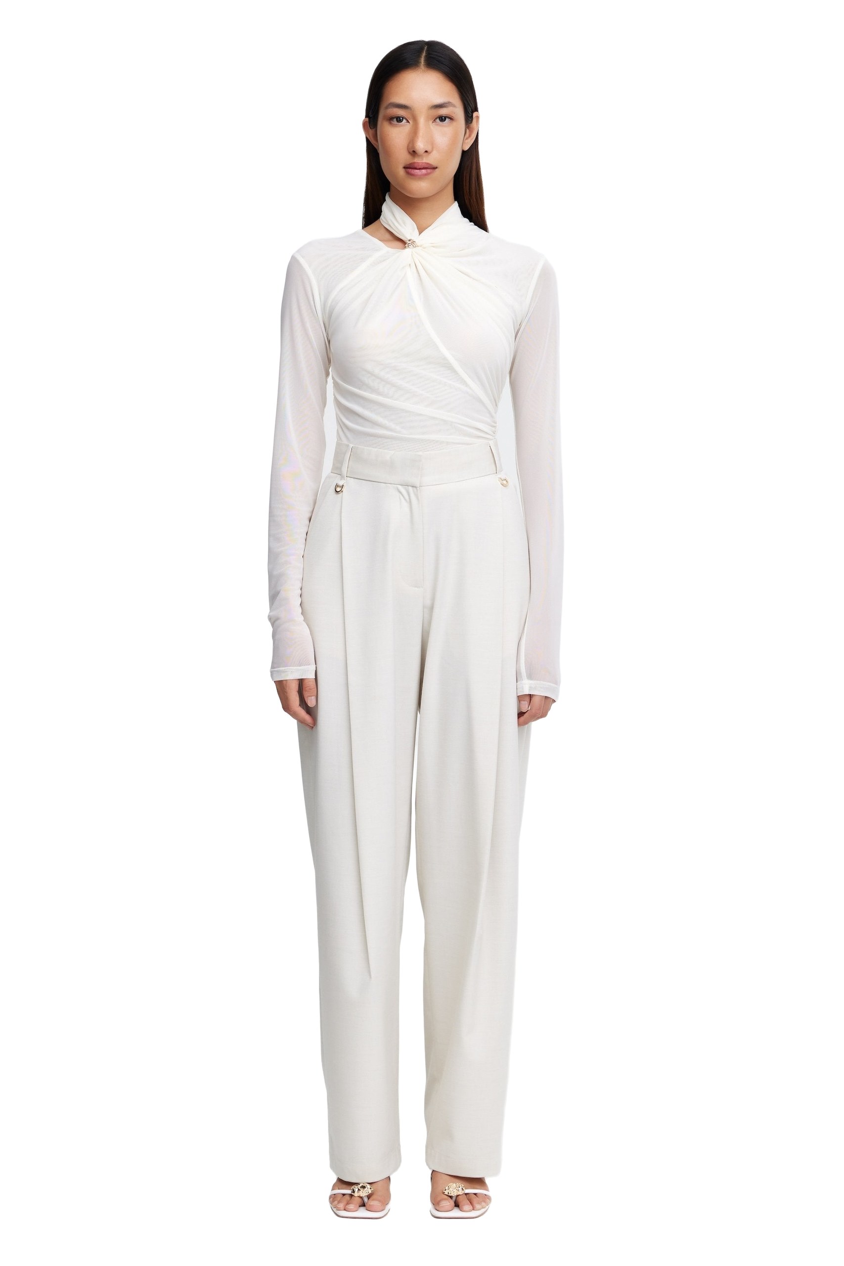 Acler Newbewick Pant in Pearl, Ivory Pants