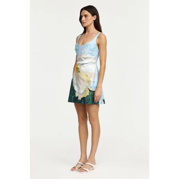 Acler Newcatton Mini Dress in Poppy Reverie, view 2