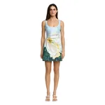 Acler Newcatton Mini Dress in Poppy Reverie