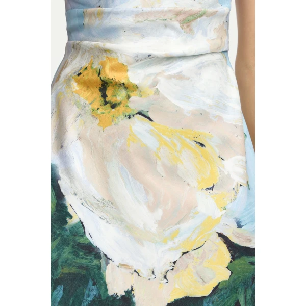 Acler Newcatton Mini Dress in Poppy Reverie, view 4