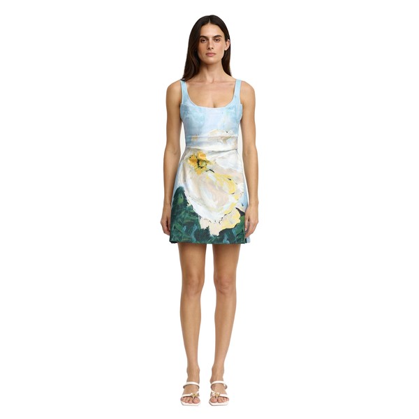 Acler Newcatton Mini Dress in Poppy Reverie