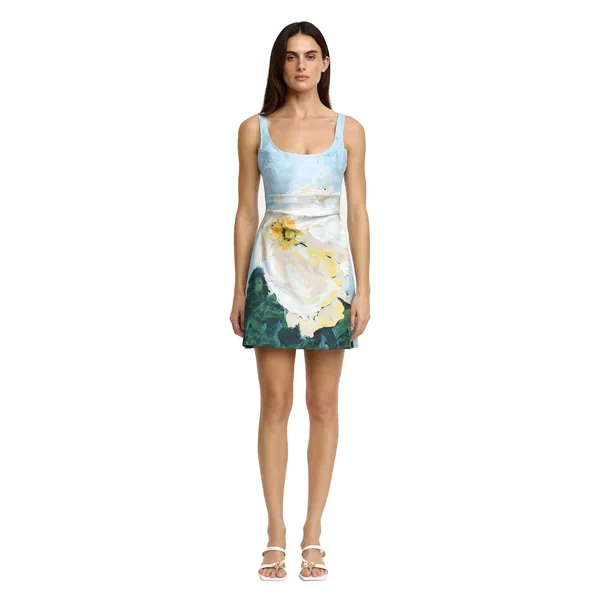 Acler Newcatton Mini Dress in Poppy Reverie