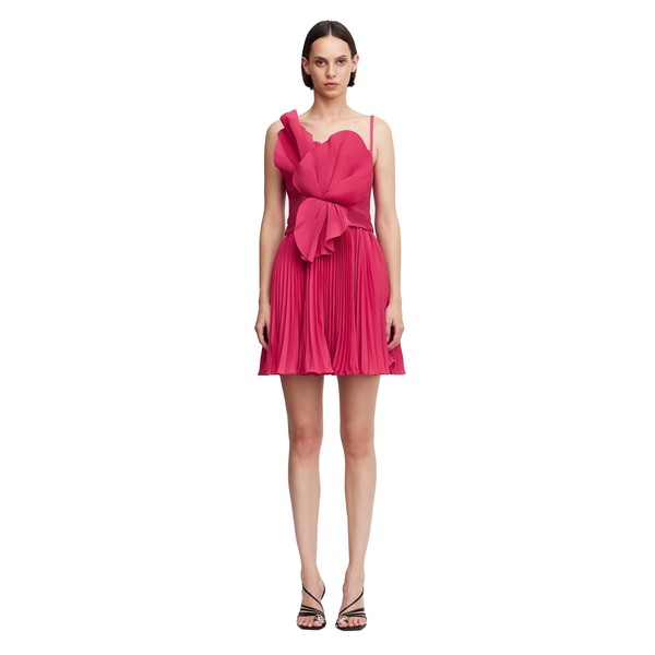 Acler Newtie Mini Dress in Berry Pink