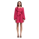 Acler Newtoft Mini Dress in Berry Pink