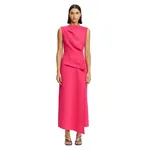 Acler Normanhill Midi Dress in Berry Pink