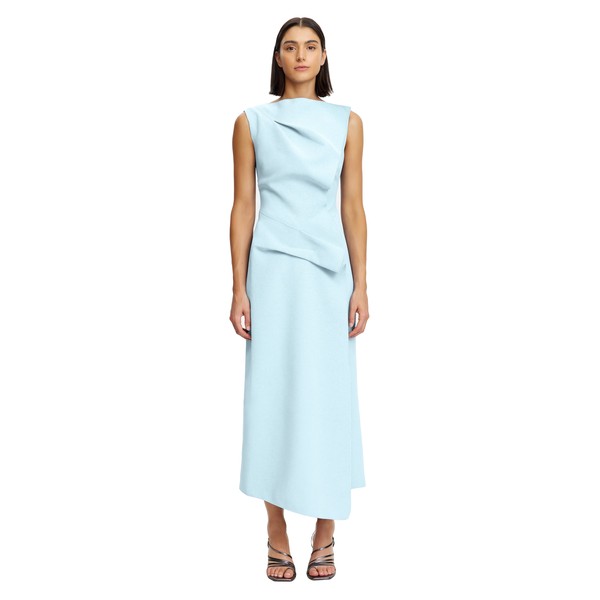 Acler Normanhill Midi Dress in Powder Blue