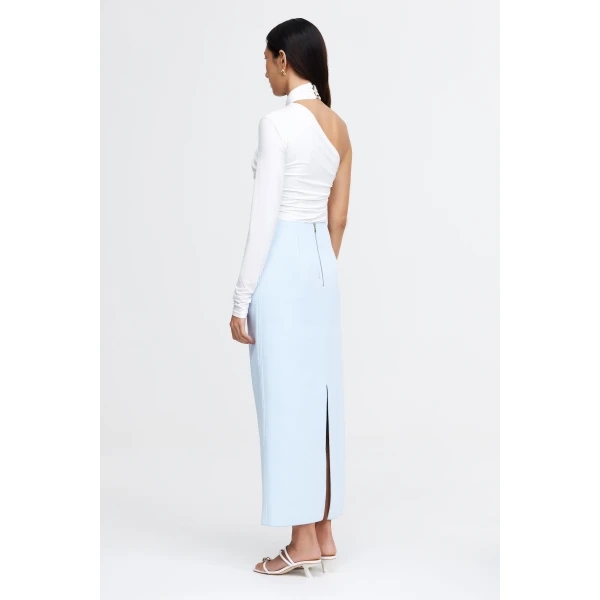 Acler Normanhill Skirt in Baby Blue, view 3
