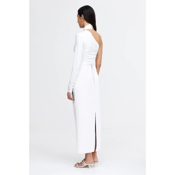 Acler Normanhill Skirt in Ivory, view 3