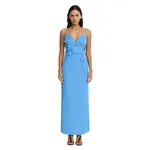 Acler Northwick Maxi Dress in Alt Blue