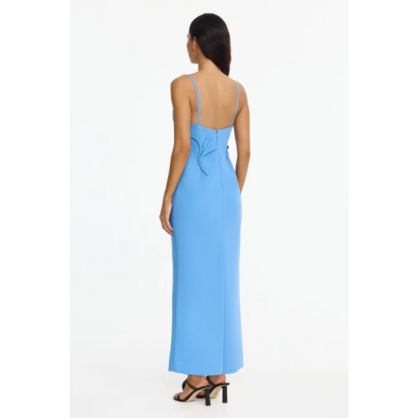 Acler Northwick Maxi Dress in Alt Blue, view 3