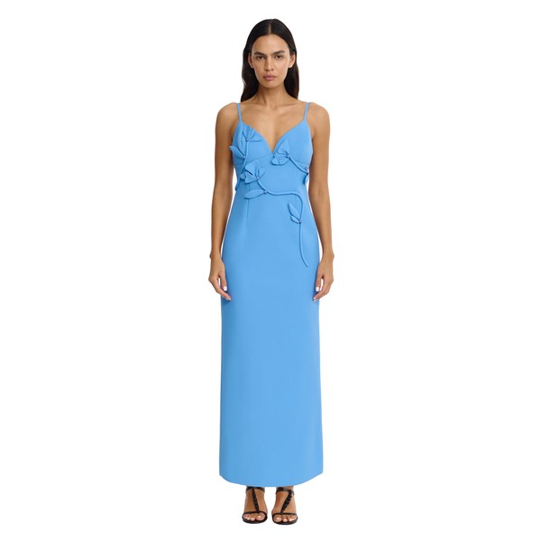 Acler Northwick Maxi Dress in Alt Blue