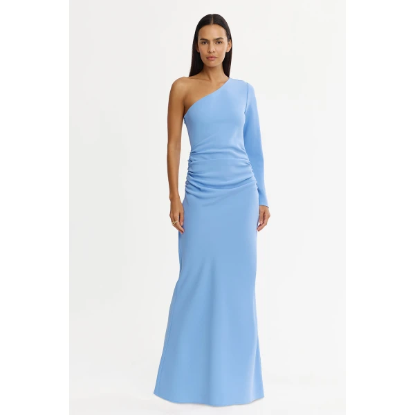 Acler Northwick Maxi Dress in Lake Blue, view 2