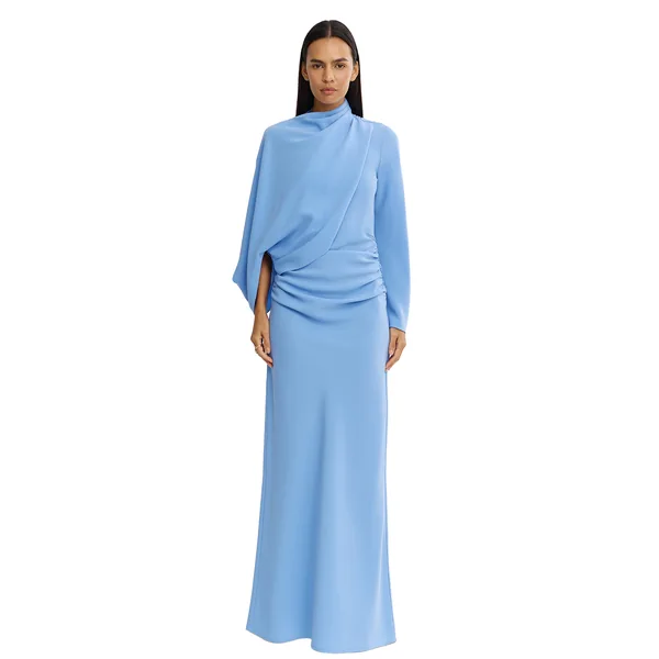 Acler Northwick Maxi Dress in Lake Blue