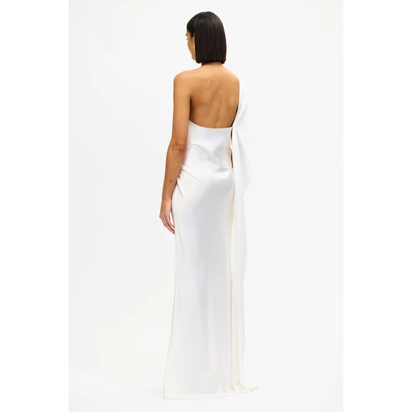 Acler Novalea Maxi Dress in Ivory, view 2