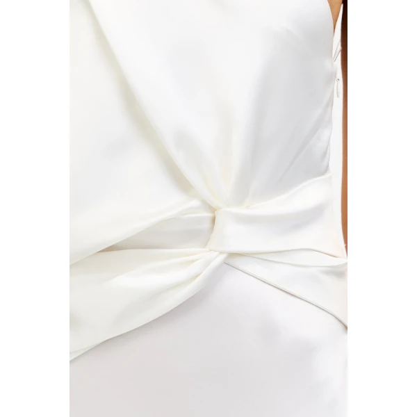 Acler Novalea Maxi Dress in Ivory, view 4