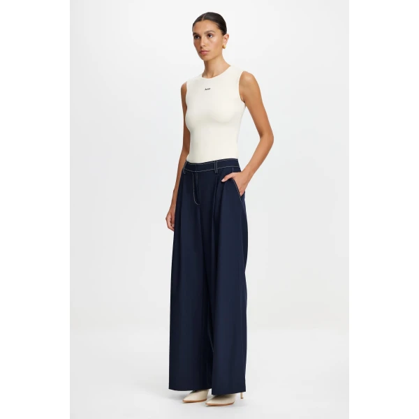 Acler Oreston Pant in Deep Sapphire, view 2
