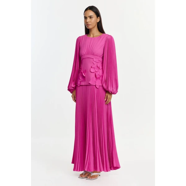 Acler Orissa Maxi Dress in Pink Topaz, view 2