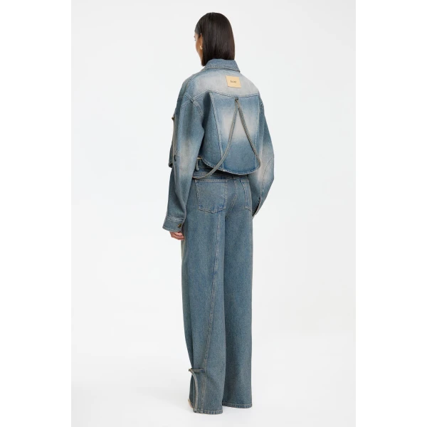 Acler Otham Jacket in Vintage Wash, view 3