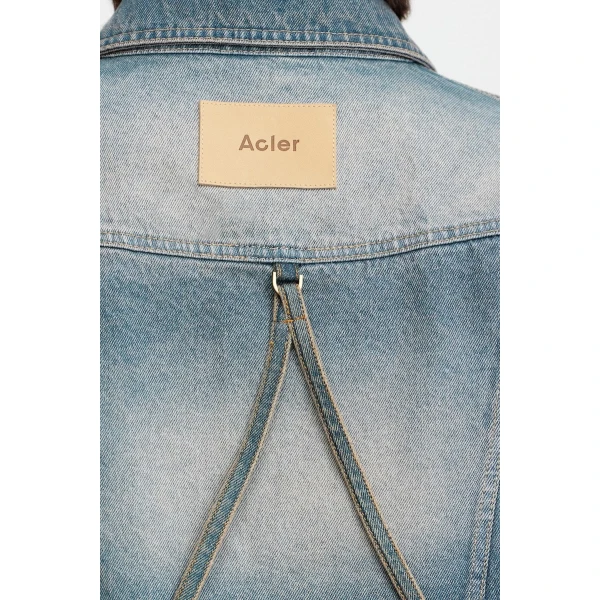 Acler Otham Jacket in Vintage Wash, view 4