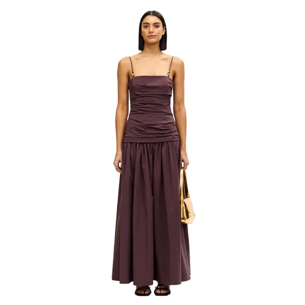 Acler Pembrey Maxi Dress in Cocoa