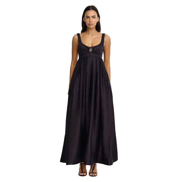 Acler Perinkle Maxi Dress in Black
