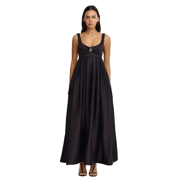 Acler Perinkle Maxi Dress in Black