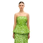 Acler Pipson Top in Basil Green