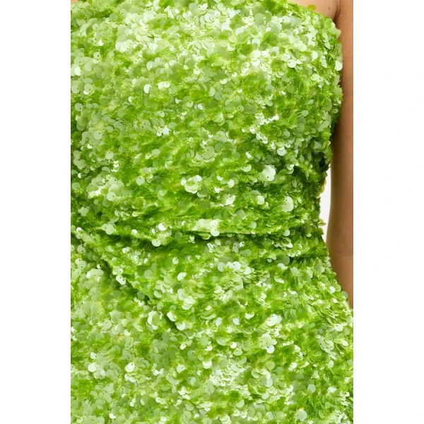 Acler Pipson Top in Basil Green, view 4