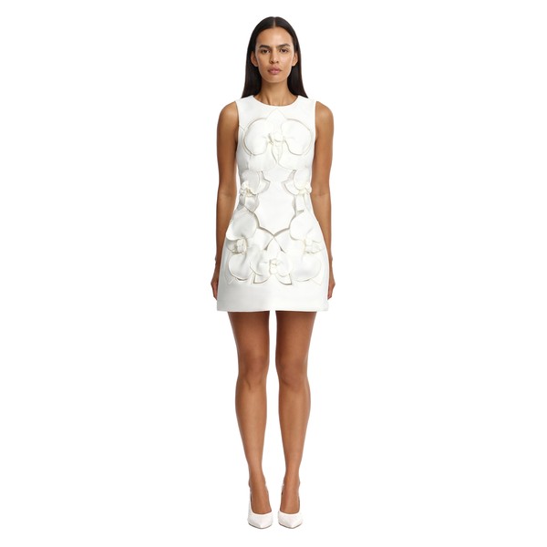 Acler Raffin Mini Dress in Ivory