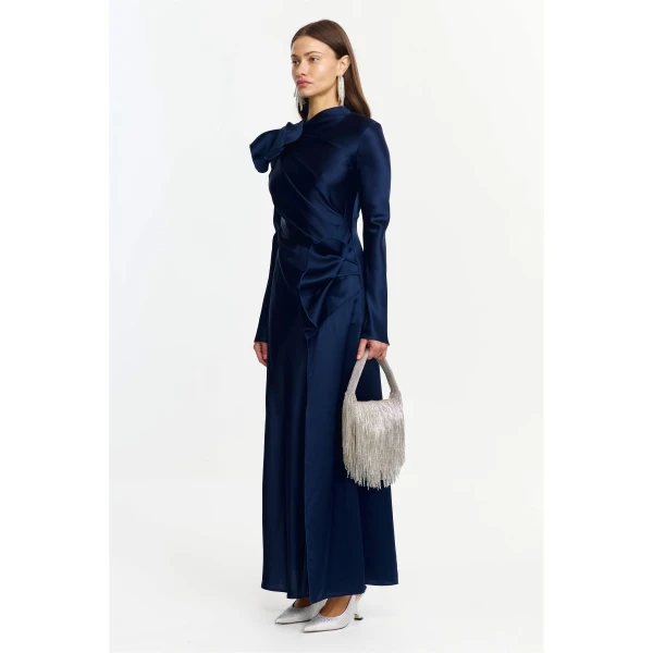 Acler Ramwark Maxi Dress in Sapphire, view 2