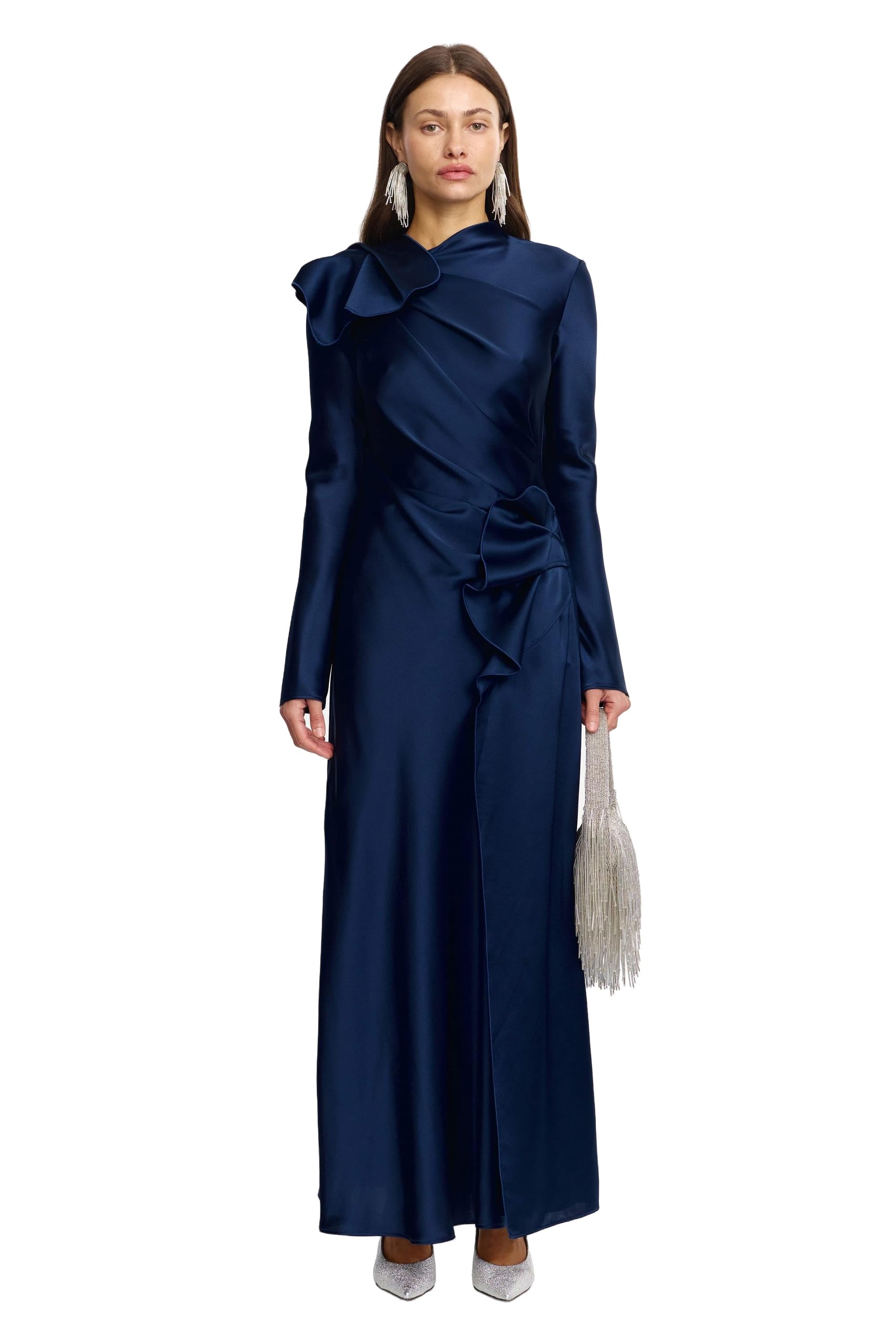Acler Ramwark Maxi Dress in Sapphire, Blue Dresses