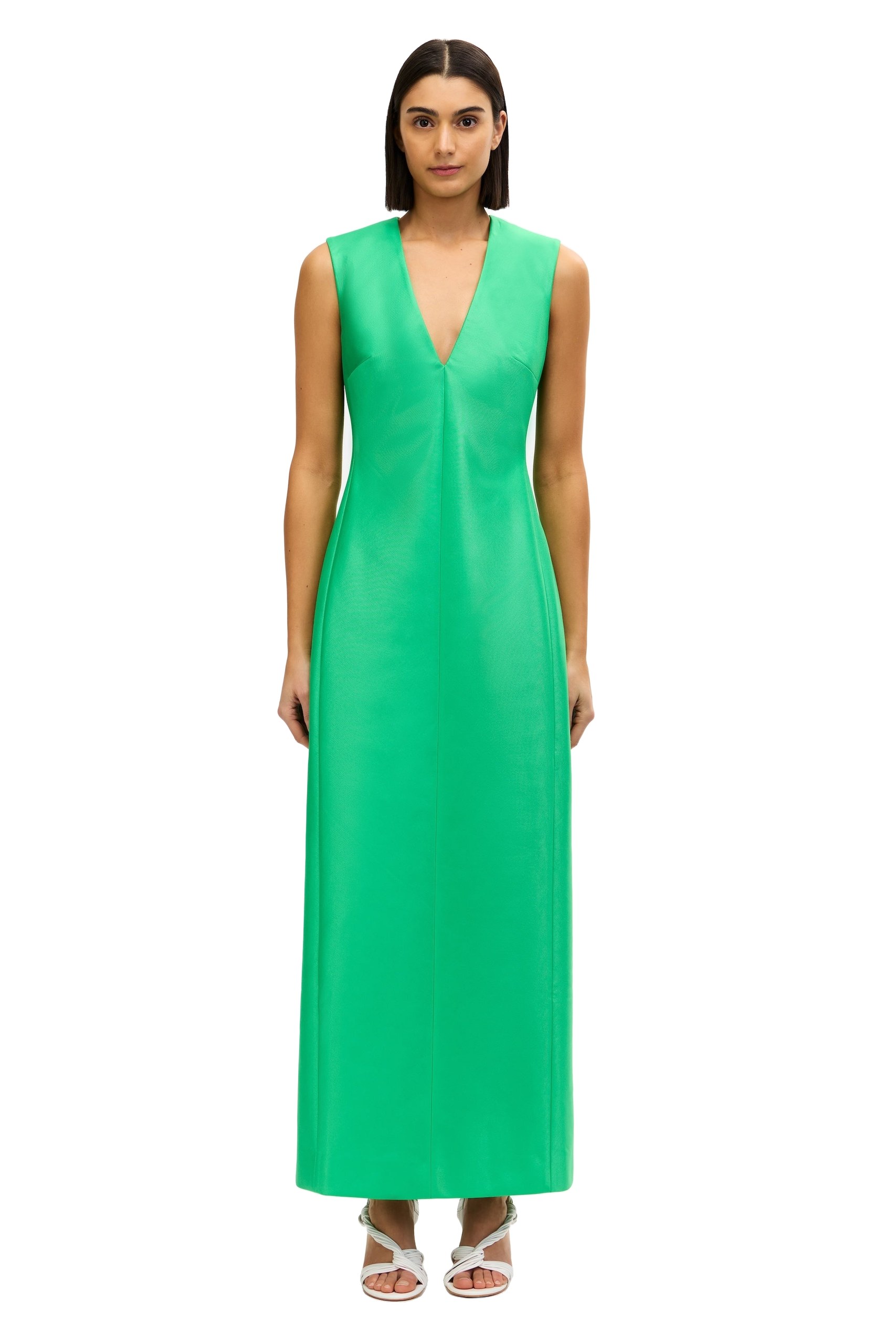 Acler Rayni Maxi Dress in Sea Green, Green Dresses