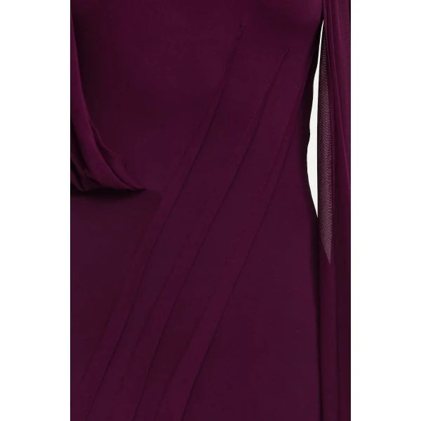 Acler Rea Maxi Dress in Fig, view 4