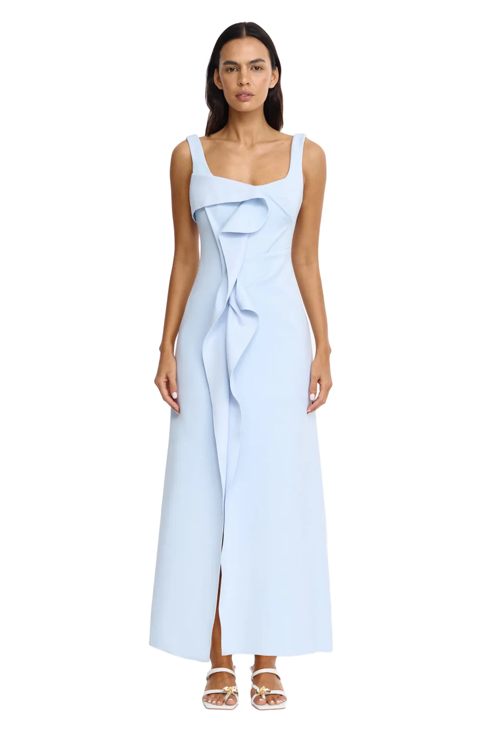 Acler Realbart Maxi Dress in Bluestar, Blue Dresses