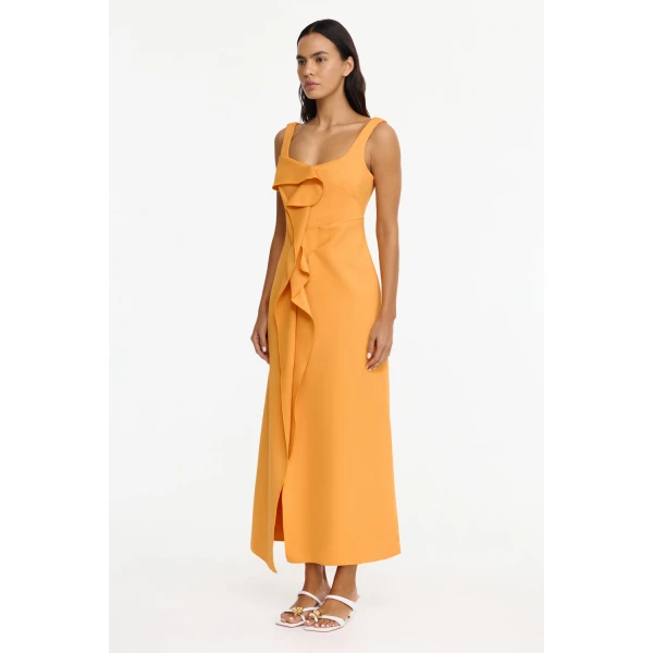 Acler Realbart Maxi Dress in Clementine, view 2