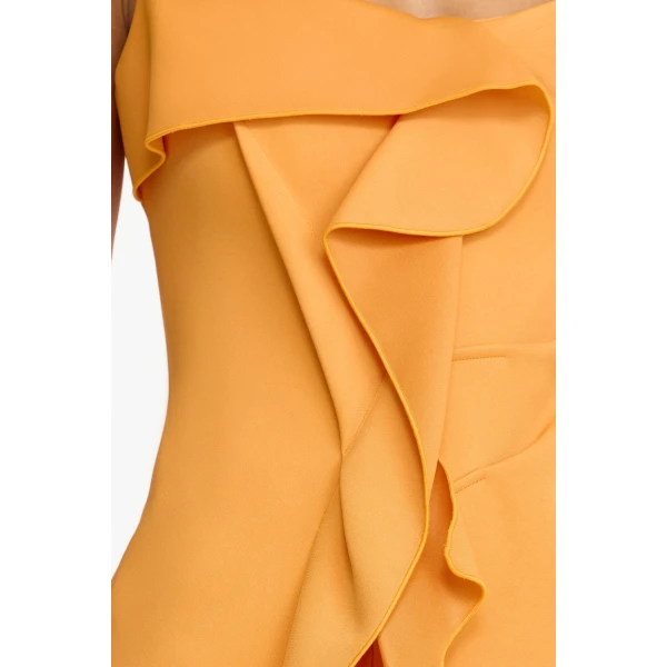 Acler Realbart Maxi Dress in Clementine, view 4