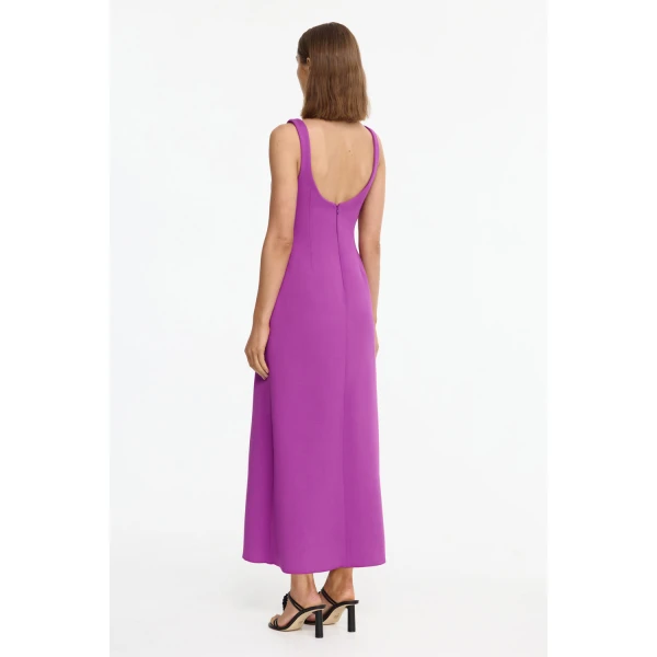 Acler Realbart Maxi Dress in Deep Mulberry, view 3