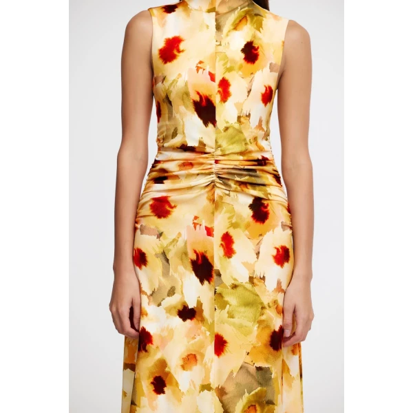 Acler Redhill Maxi Dress in Poppy Bouquet, view 4
