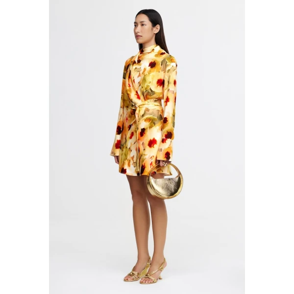 Acler Redhill Mini Dress in Poppy Bouquet, view 2