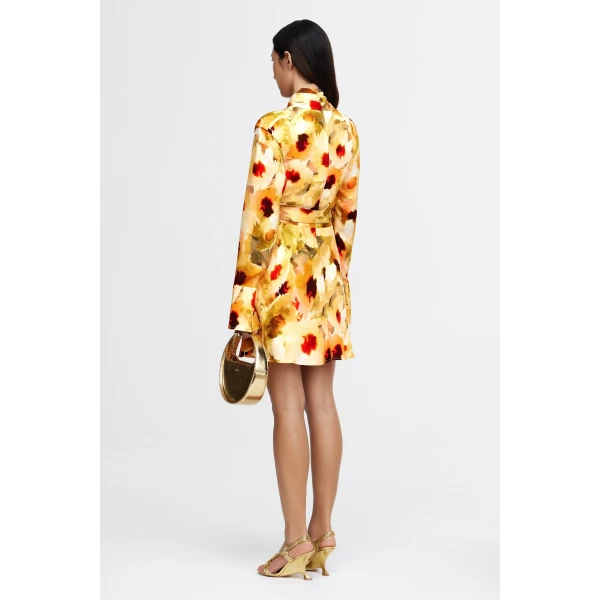 Acler Redhill Mini Dress in Poppy Bouquet, view 3