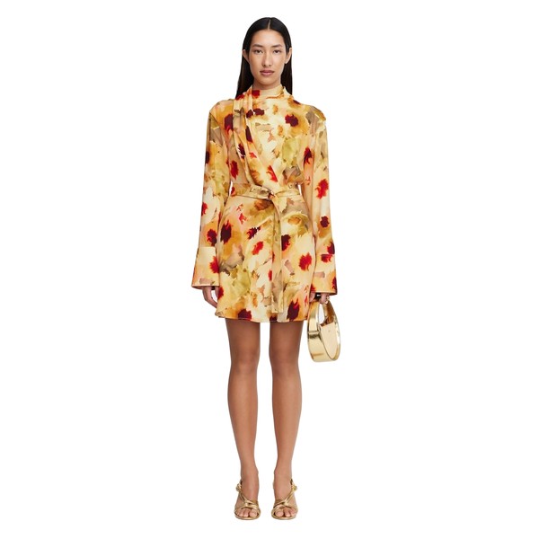 Acler Redhill Mini Dress in Poppy Bouquet