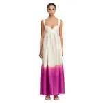Acler Redin Maxi Dress in Violet Landscape